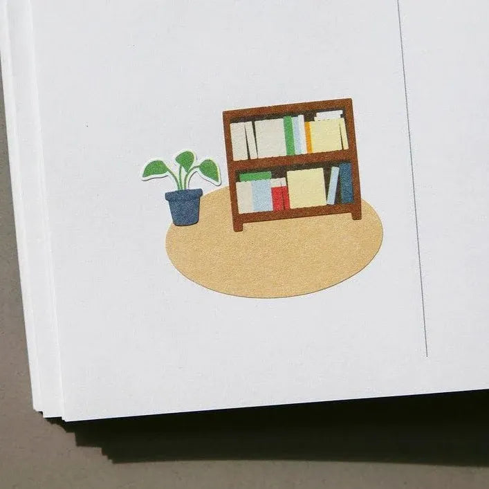 Grandpa's Room Vintage Objects Sticker Sheet