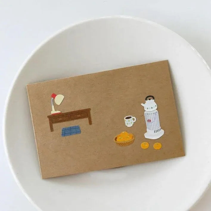 Grandpa's Room Vintage Objects Sticker Sheet