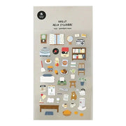 Grandpa's Room Vintage Objects Sticker Sheet