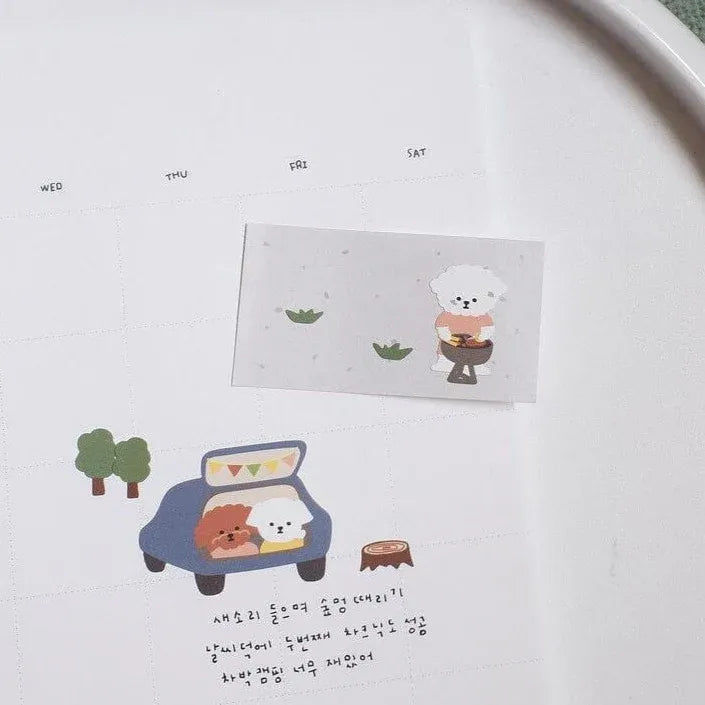 Let's Go Camping Sticker Sheet