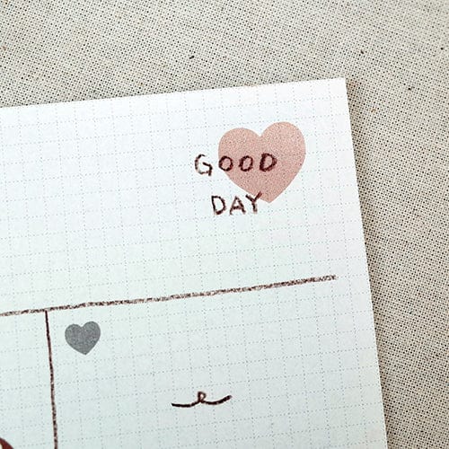Multicoloured Hearts Sticker Sheet