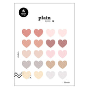Multicoloured Hearts Sticker Sheet