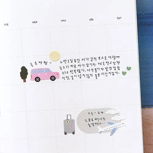 Travel & Vlog Sticker Sheet