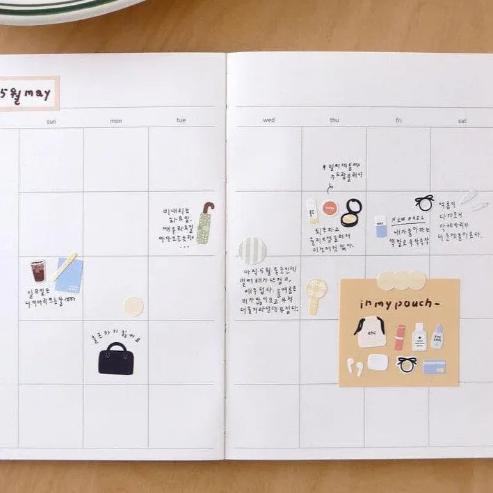What's In My Bag Sticker Sheet