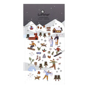 Winter Snow Trip Sticker Sheet