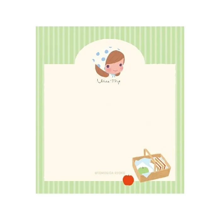 Summer Picnic Memo Note Pad - Furukawa x Ryoko Yomogida