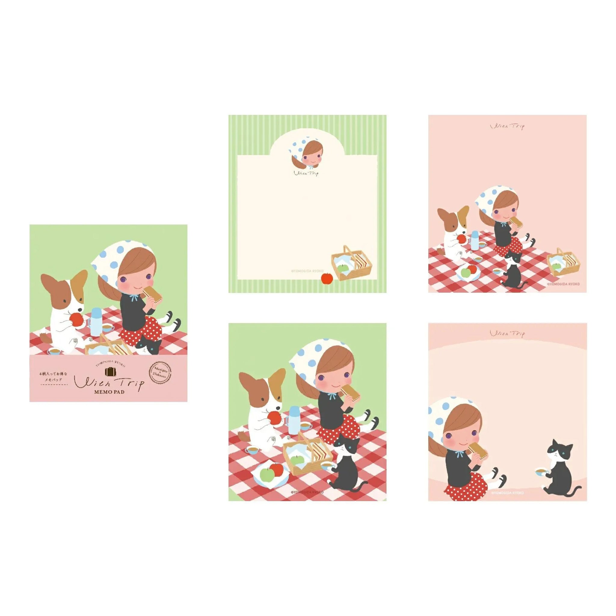Summer Picnic Memo Note Pad - Furukawa x Ryoko Yomogida