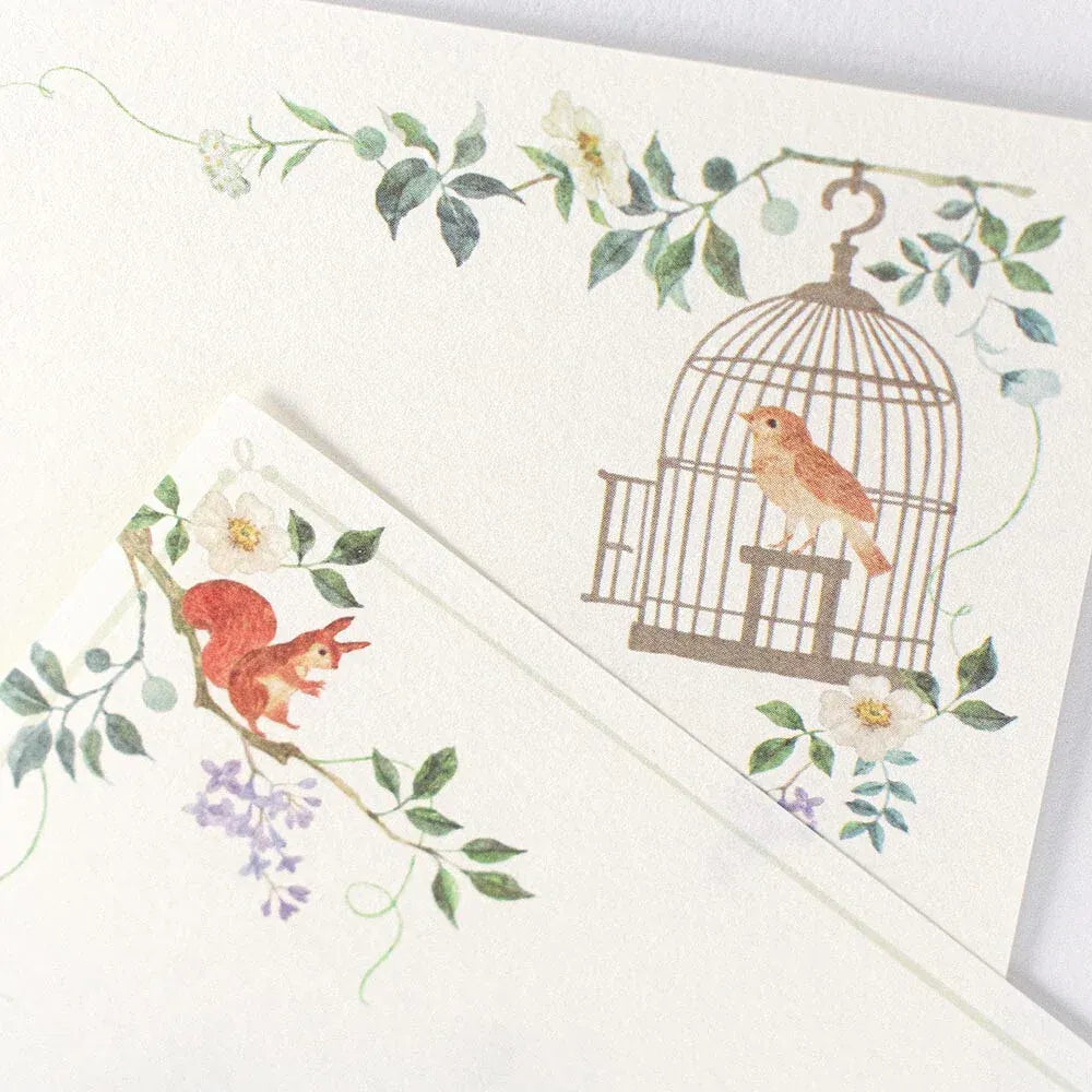 The Nightingale & Forest Animals Memo Note Pad