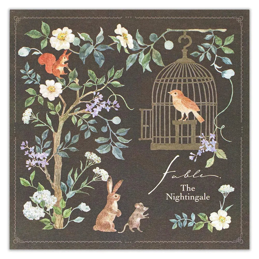 The Nightingale & Forest Animals Memo Note Pad
