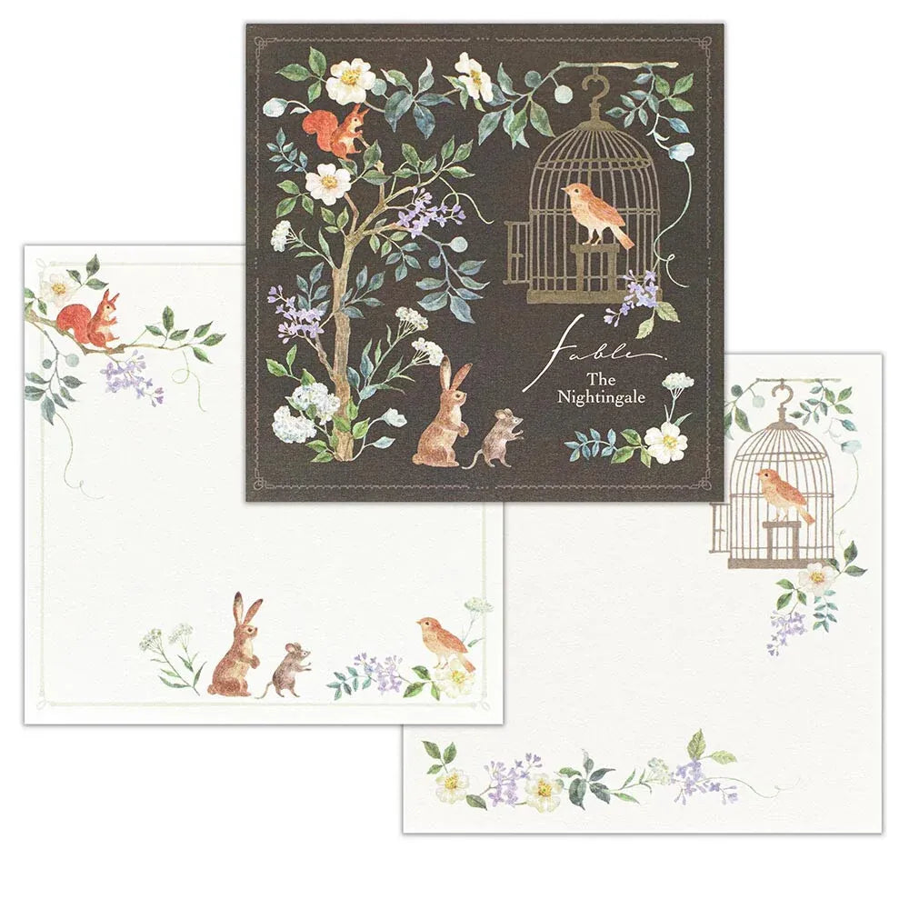 The Nightingale & Forest Animals Memo Note Pad