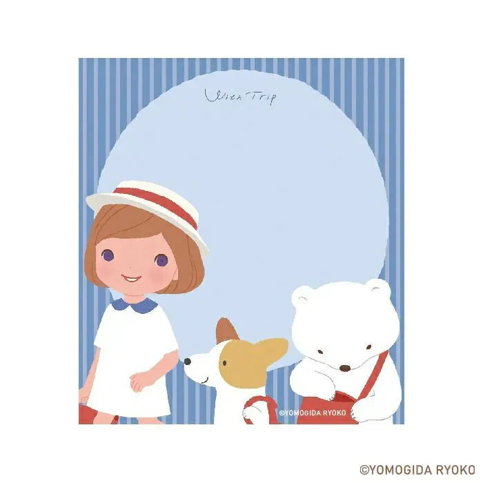 Window On Train Trip Memo Note Pad - Furukawa x Ryoko Yomogida