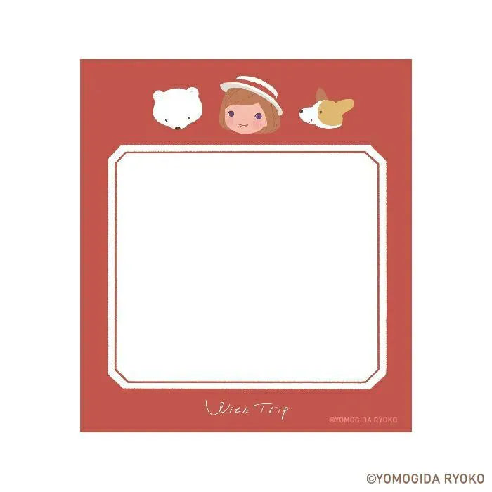 Window On Train Trip Memo Note Pad - Furukawa x Ryoko Yomogida